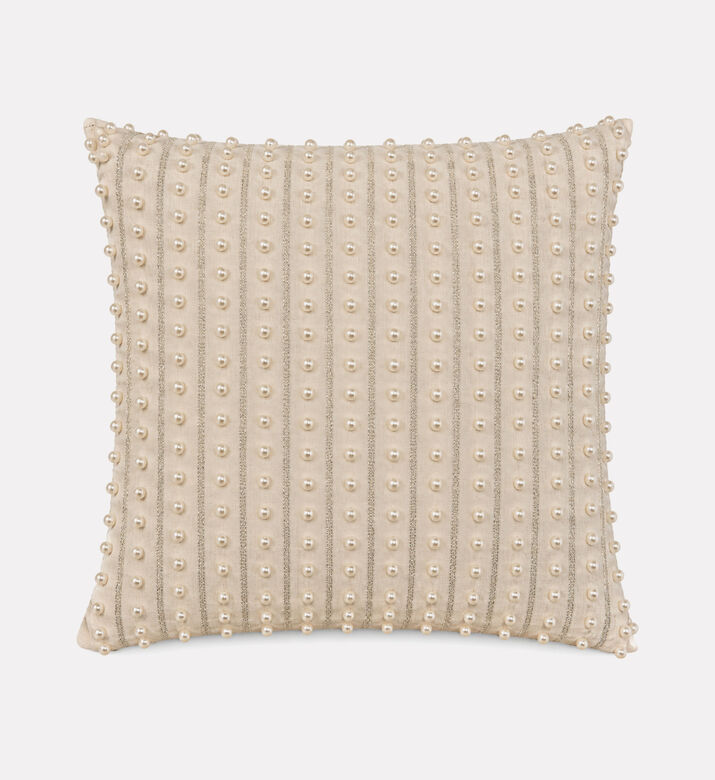 Home Deco and More Liora Beadwork Filled Cushion, Packshot View