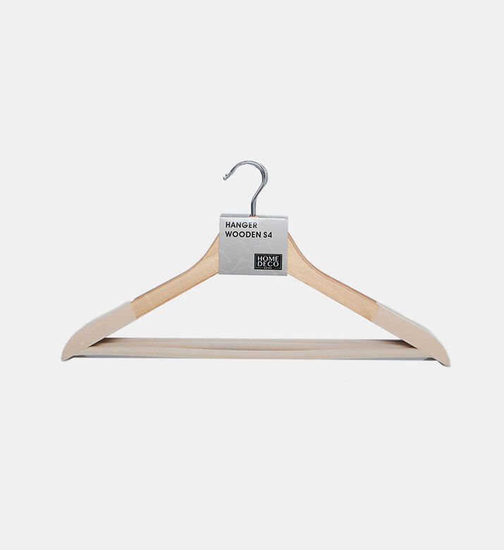 Home Deco and More Wood Triangular Clothes Hanger, Packshot View