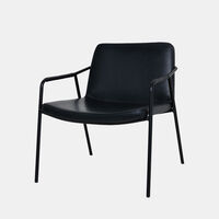 Boto Metal Leather Lounge Chair