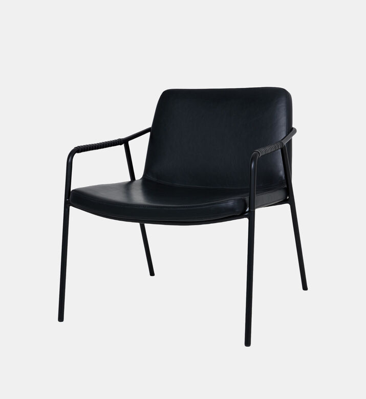 Boto Metal Leather Lounge Chair
