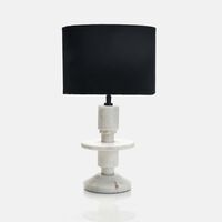 Lattoo Drum Marble Table Lamp