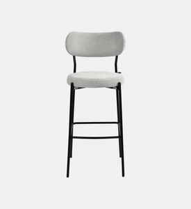 Home Deco and More Archie Fabric Steel Bar Chair Grey, Packshot View