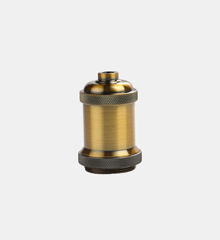 Girard Sudron E27 Steel Retro-gold Socket, Packshot View