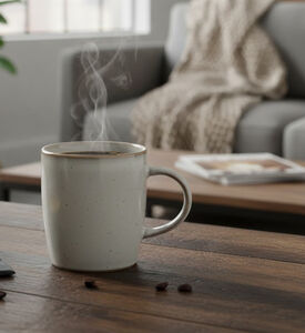 Home Deco and More Vintage Ceramic Handled Mug, Packshot View