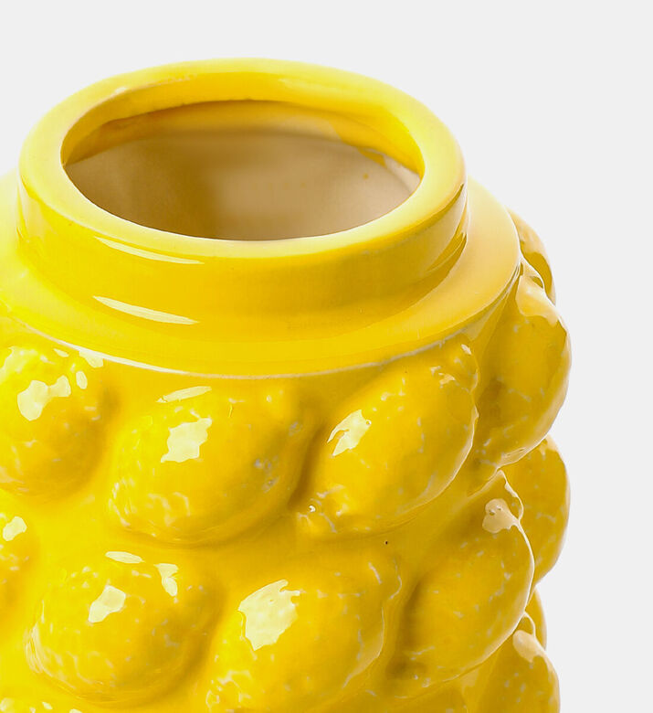 Home Deco and More Lemons Embossed Design, Yellow, L, Packshot View