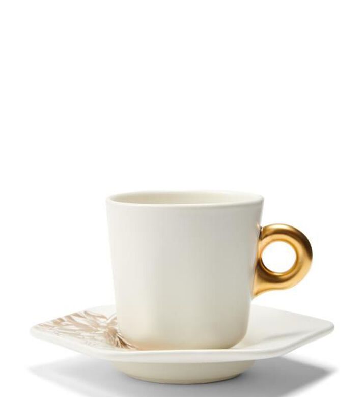 Porcelain Espresso Cup Saucer Set