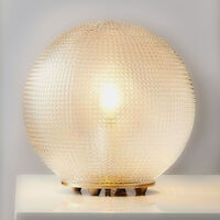 Diamond Glass Globe Table Lamp