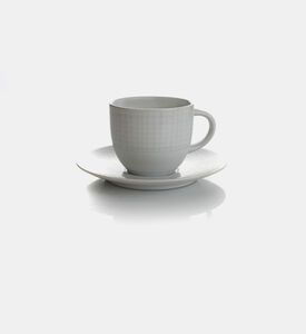 Home Deco and More Round Porcelain Saucer Tea Cup, Packshot View