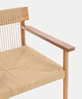 Amond Teak Wood Loom Lounge Chair