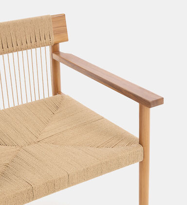 Amond Teak Wood Loom Lounge Chair