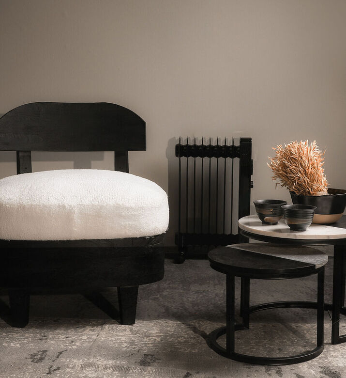 Ava Acacia Arm Chair Round Back
