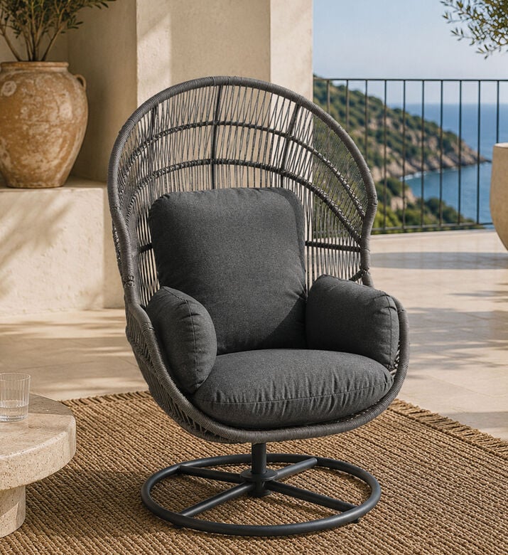 Home Deco and More Tommy Swivel Chair, Packshot View