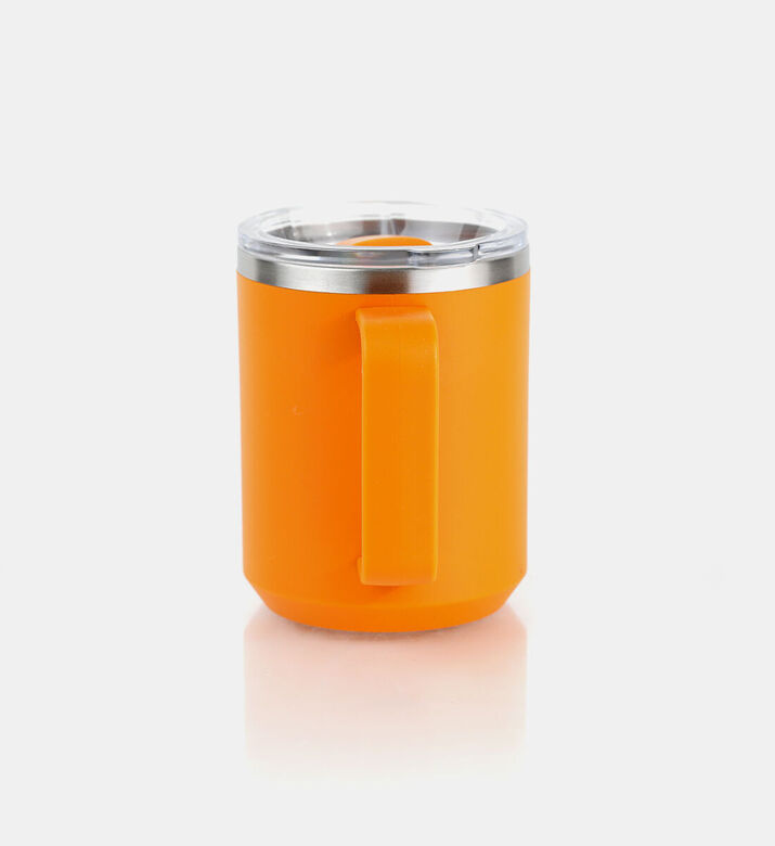Redcliffs Outdoor Stainless Steel Interior Drinking Mug, Orange, Packshot View