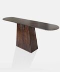 Aron Console Wooden Iron Table