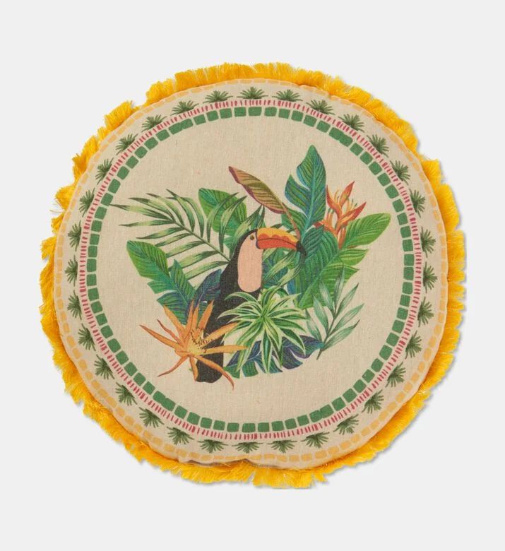 Home Deco and More Birds Design Round Cushion, Packshot View