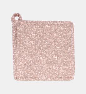 Home Deco and More Quilted Design Pot Holder, Pink, Packshot View