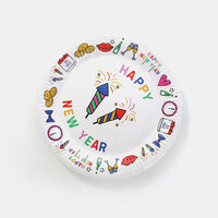Printed Paper Plate 10-piece Set