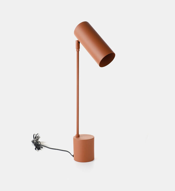 Home Deco and More Scoopy 2 Pin Table Lamp, Terracotta, Packshot View