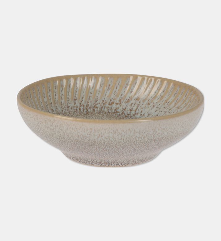 Home Deco and More Ceramic Medium Serving Dish, Beige, Packshot View