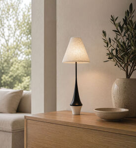 Home Deco and More Fabric Shade Iron Floor Lamp, Packshot View