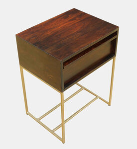 Home Deco and More Emilia 1-drawer Bedside Table, Packshot View
