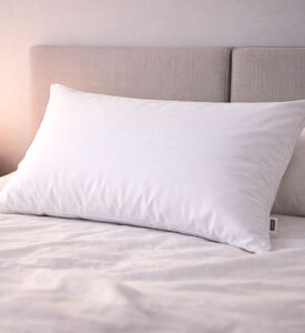 Home Deco and More Silicone Medium Filling Pillow, White, 50x75-cm, Packshot View
