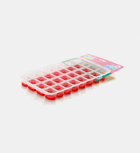 Excellent Houseware Flexible Ice Cube Maker, Red, Packshot View