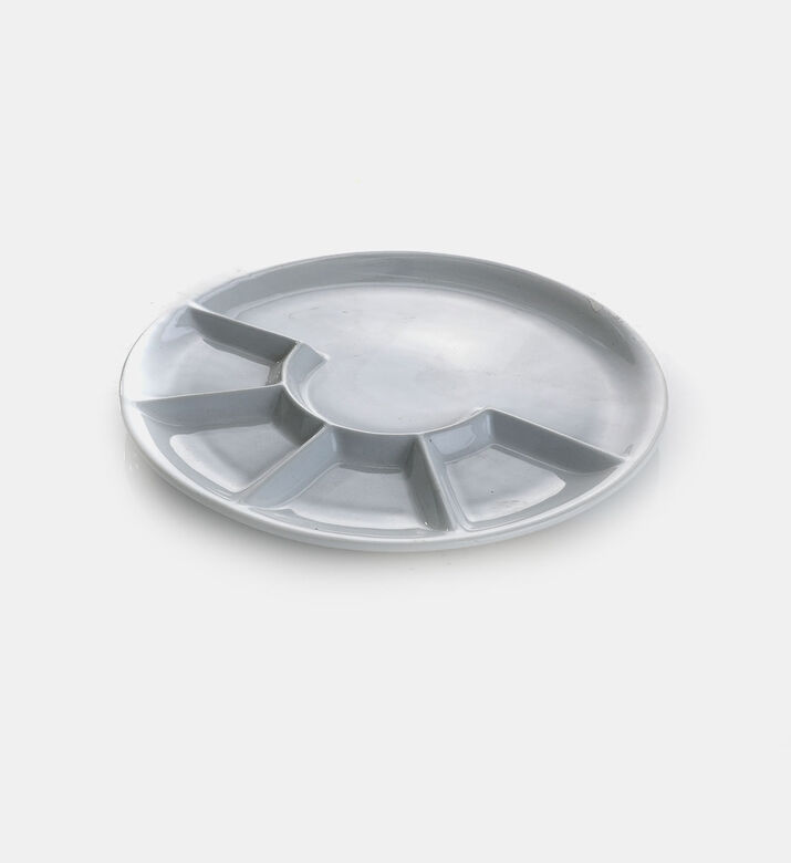 Sectioned Fondue Serving Plate