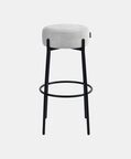 Archie Fabric Steel Bar Stool