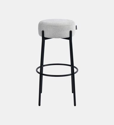 Archie Fabric Steel Bar Stool