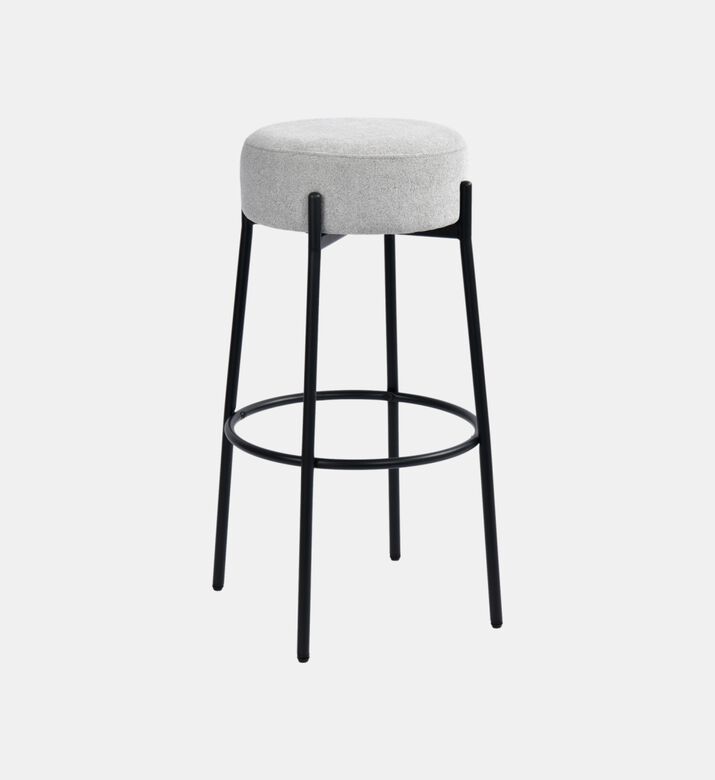 Archie Fabric Steel Bar Stool