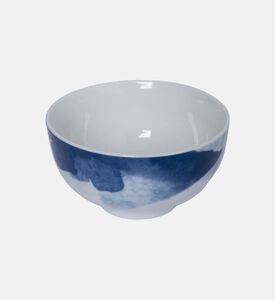 Salt and Pepper Cumulus Porcelain Rice Bowl, Packshot View
