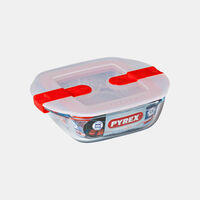 Cook Heat Glass Square Lid Pan