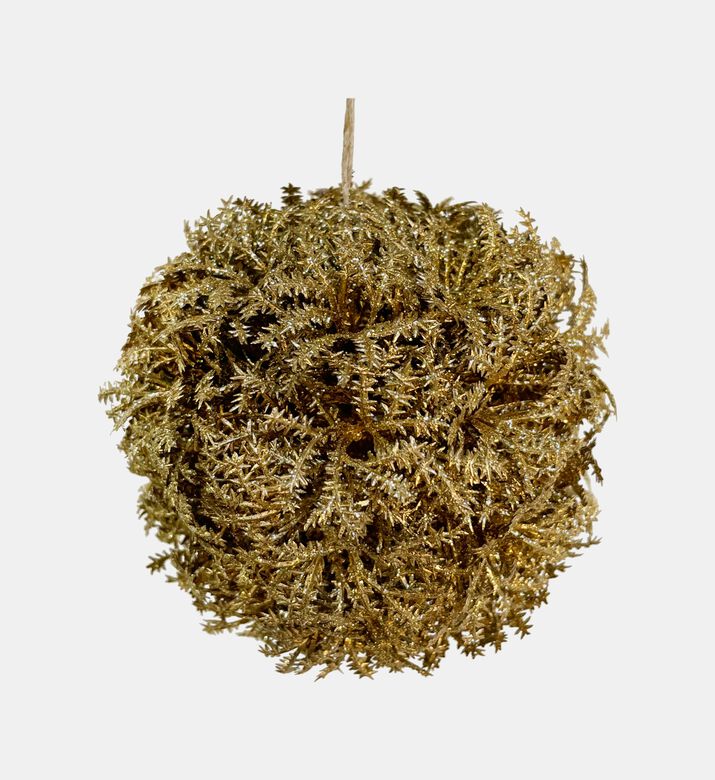 Shishi Cedar Textured Ball, Gold, 10-cm, Packshot View