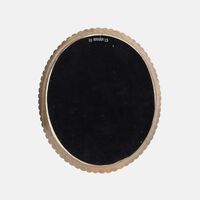 Polyresin Engraved Round Mirror