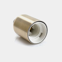 E27 Brass-plated Steel Soft Socket