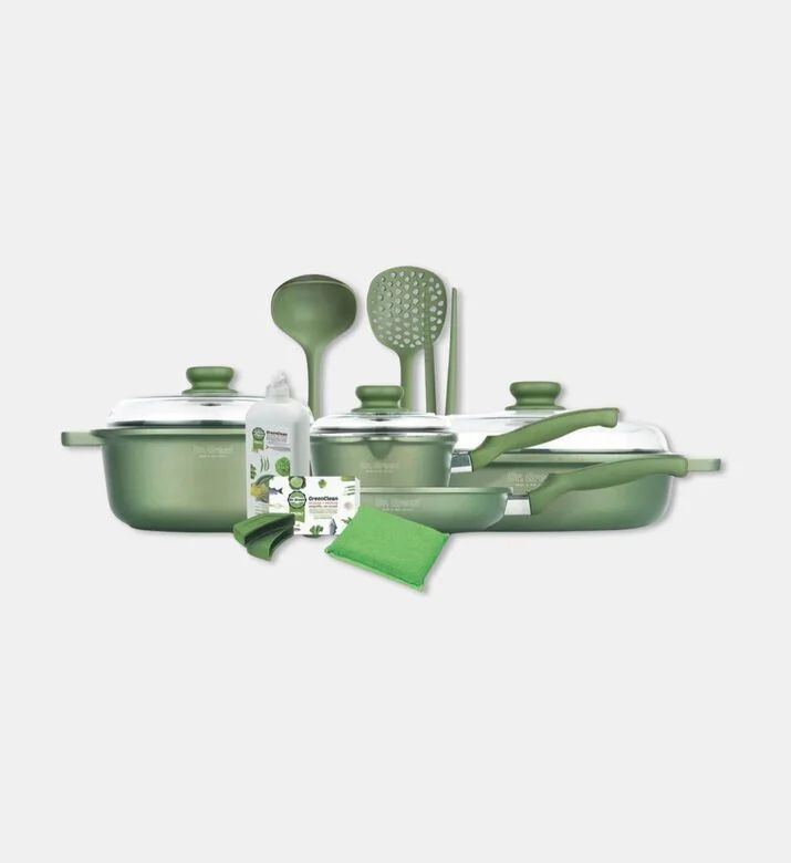 Risoli Dr. Green 14-piece Cookware Set, Packshot View