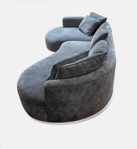 Home Deco and More Labrine 3-seater Sofa 2-piece, Grey, Packshot View