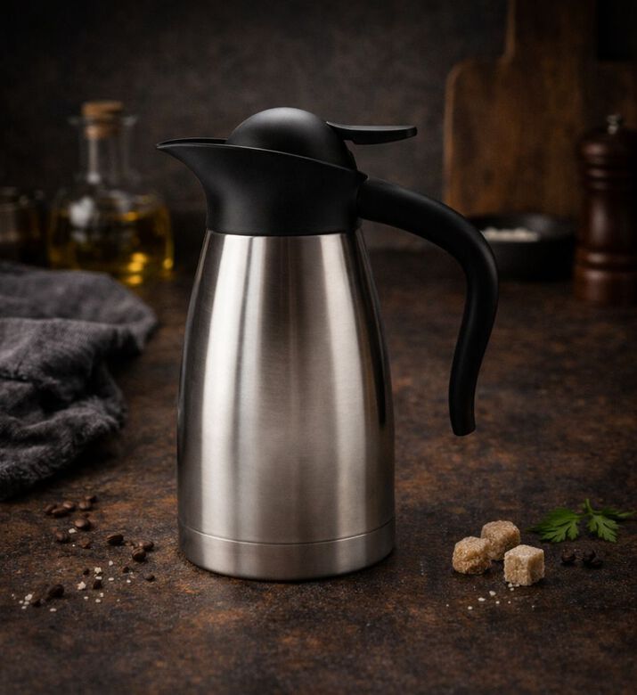 Excellent Houseware Stainless Steel Vacuum Jug, Packshot View