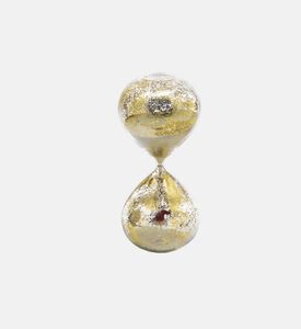 Bruco Glass Glitter Christmas Wreath Mini Hourglass, Packshot View