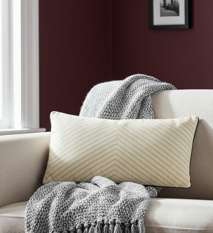 Home Deco and More Satin Square Vacuumed And Filled Cushion, Packshot View