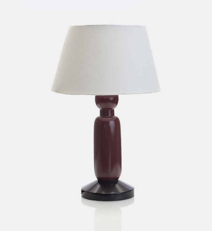 Home Deco and More Alrasid Fabric Wooden Table Lamp, Packshot View