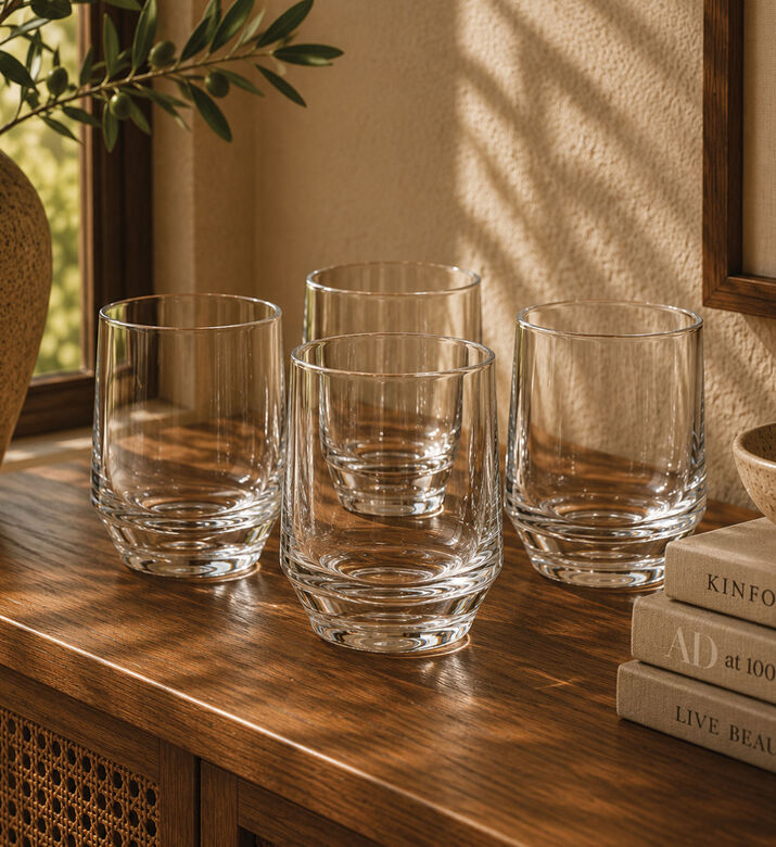 Home Deco and More Chic Classic Clear Tumbler, Packshot View