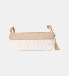 Canvas Jute Storage Basket