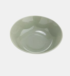 Essenza Sculpture Porcelain Large Bowl, Green, 23-cm, Packshot View