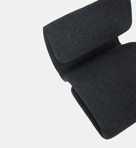 Dan Form Dubna Boucle Fabric Lounge Chair, Anthracite, Packshot View