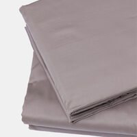 Lauren Plain Cotton Satin Bed Set