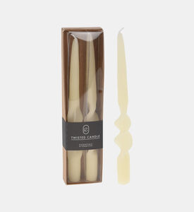 Antarcite Twisted Candle 2-piece Set