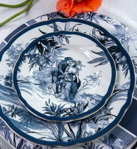 Versailles Toile De Jouy Dessert Plate