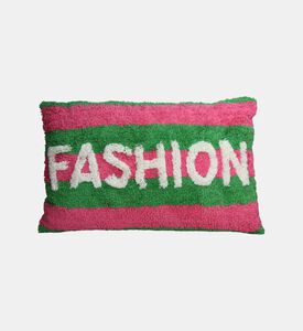 Kersten Fashion Inscribed Rectangular Cotton Throw Pillow, Packshot View